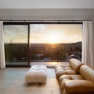 Modern Minimalist Home Featuring Japanese Styling in Tustin Hills