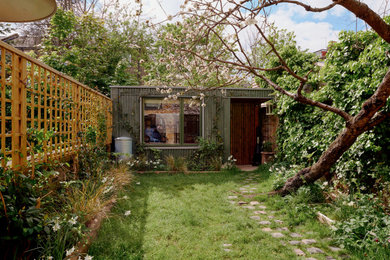Inspiration for a contemporary garden shed and building in London.