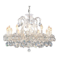 Inviting Home - Maria Theresa Crystal Chandelier - Chandeliers