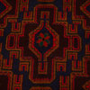 Tribal Afghan Baluch Rug, 3'X7' 100% Wool, Hand-Knotted Oriental Rug