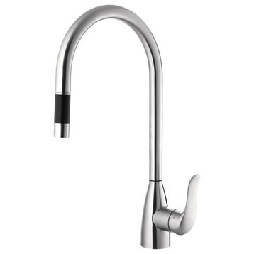 BOANN Chloe 16.7" 304 Stainless Steel Pull- Out Kitchen Faucet