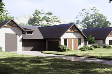 Craftsman Style Exterior Home Design/Visualization