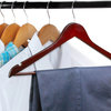 Florida Brands Wood Suit Hangers, Set of 48