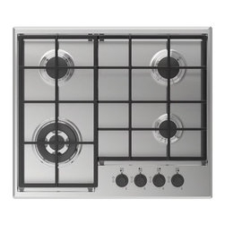 MATM&Auml;SSIG Table de cuisson &agrave; gaz, acier inoxydable - Cooktops