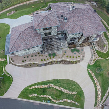Tuscan Style Home With Siloam Stone Walls