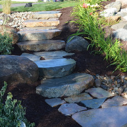 Glacial Ridge Boulder Steps - Landscaping Stones And Pavers