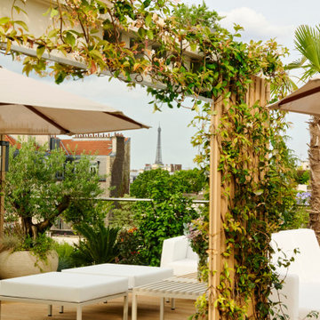 Aménagement d'un toit terrasse à Neuilly sur Seine
