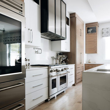 Grain Matched Cabinets