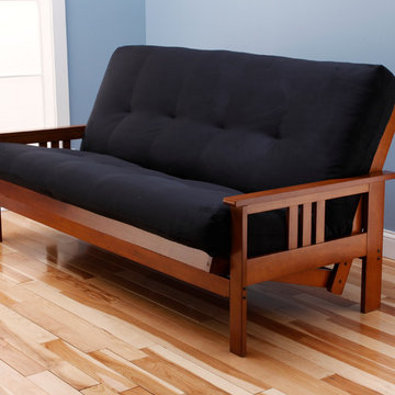 Monterey Frame with Black Suede Mattress