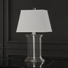 Safavieh Schmidt Crystal Table Lamp White/Chrome