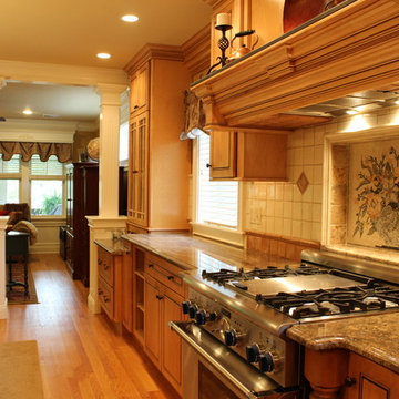 Open Concept Kitchen and Family Room