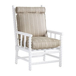 SPINDLE CHAIR - WHITE - Armchairs And Accent Chairs