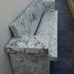 White Springs Granite Bench - Outdoor Benches