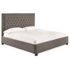 Isadora Queen Bed, Gray