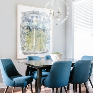 NoDa Townhome | Living and Dining
