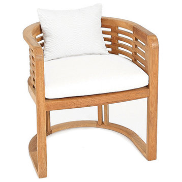 OASIQ HAMILTON Armchair With Canvas Natural Cushions
