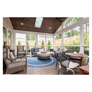 Screened Porch/Laundry room and Bathroom Remodel - Porch - Atlanta - by ...