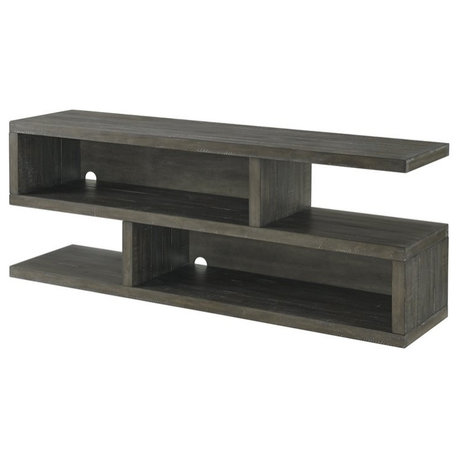 Martin Svensson Home Lexington 70" Solid Wood TV Stand Gray