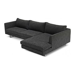 Owens Modern Fabric Sectional Sofa - Sectional Sofas