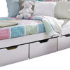 Lea Haley 3-Drawer Underbed Storage Boxes in White