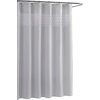 Kassatex Cortina Smock Pleat Shower Curtain, Silver