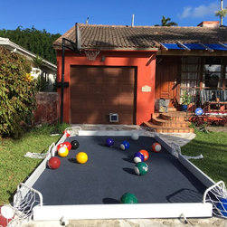 SoccerPool game table, White/Blue - Backyard Play