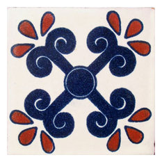 4"x4" Mexican Ceramic Handmade Tile #C049
