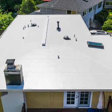 Sleek & Modern Flat PVC Roof in Burien, WA