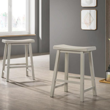 Set of 2 Alonzo Backless Ergonomic Counter Stool