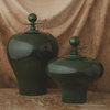 Happy Temple Jar, Emerald, Squat