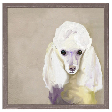 "Best Friend - Poodle" Mini Framed Canvas by Cathy Walters