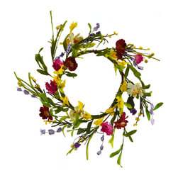 Shea's Wildflower - 6" Wildflower Wreath - Wreaths And Garlands