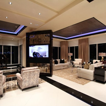 Turn it all Around - 4K TV Built into Rotating Glass Frame
