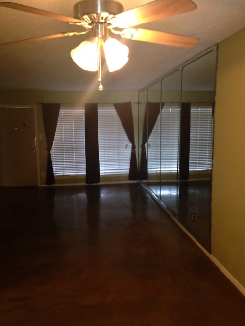 Floor to ceiling mirrors?