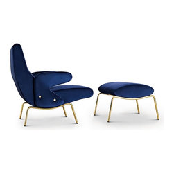 Arflex - Delfino Ottoman by Erberto Carboni for Arflex - Footstools, Cubes and Ottomans