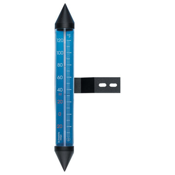 Outdoor Window Frame Thermometer, Blue