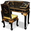 Chinoiserie Harpsichord Style Desk With Chair