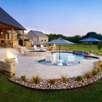 Custom Freeform Pool: Memories Made at The pool Last A Lifetime (Pugh)