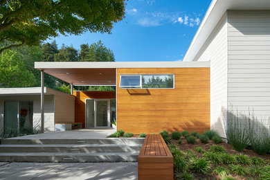 Example of a minimalist exterior home design in San Francisco