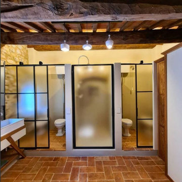 Realizzazione bagno padronale Podere in Toscana