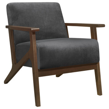 Narcine Accent Chair, Dark Gray
