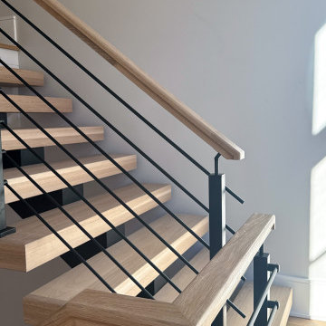 Project #147 | Modern Staircase with Seattle Style Stringer