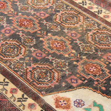Vintage Beluc Rugs Brown