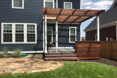 Example of a trendy deck design in Denver