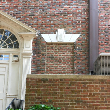 Brick Repair: Brick In Old AC Unit