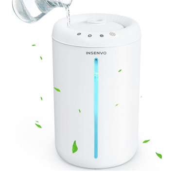 Humidifiers for Bedroom Large Room, 4.5L Air Humidifier for Plants Baby Nursery., White Cover 4.5l