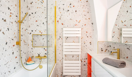 Comment intégrer du terrazzo dans la salle de bains ?