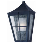 Maxim Lighting - Maxim Lighting 85336CDFTBK Revere - 16" One Light Outdoor Wall Lantern - Shade Included: TRUE  Color TemRevere 16" One Light Black Seedy/Frosted  *UL: Suitable for wet locations Energy Star Qualified: n/a ADA Certified: n/a  *Number of Lights: Lamp: 1-*Wattage:18w GU24 Fluorescent bulb(s) *Bulb Included:Yes *Bulb Type:GU24 Fluorescent *Finish Type:Black