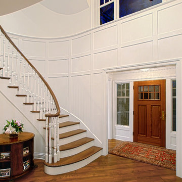 Entry with Paneled Walls