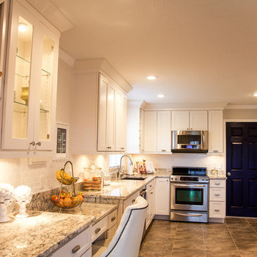 Tampa Coastal White Kitchen